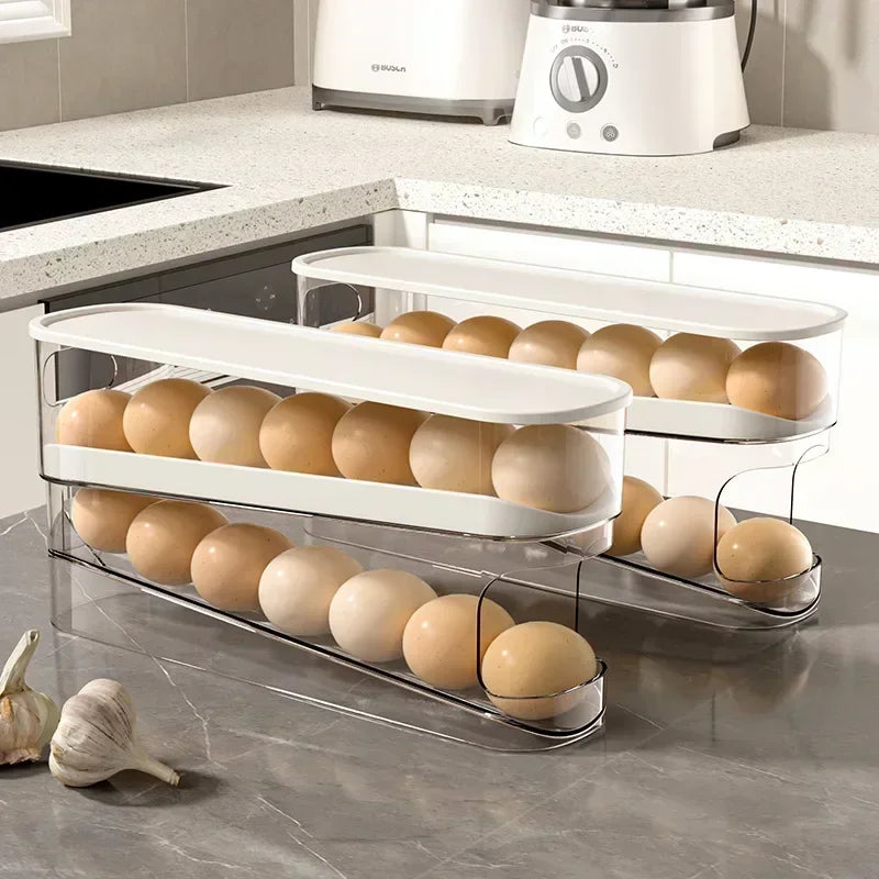 Bilayer Fridge Egg Storage Box