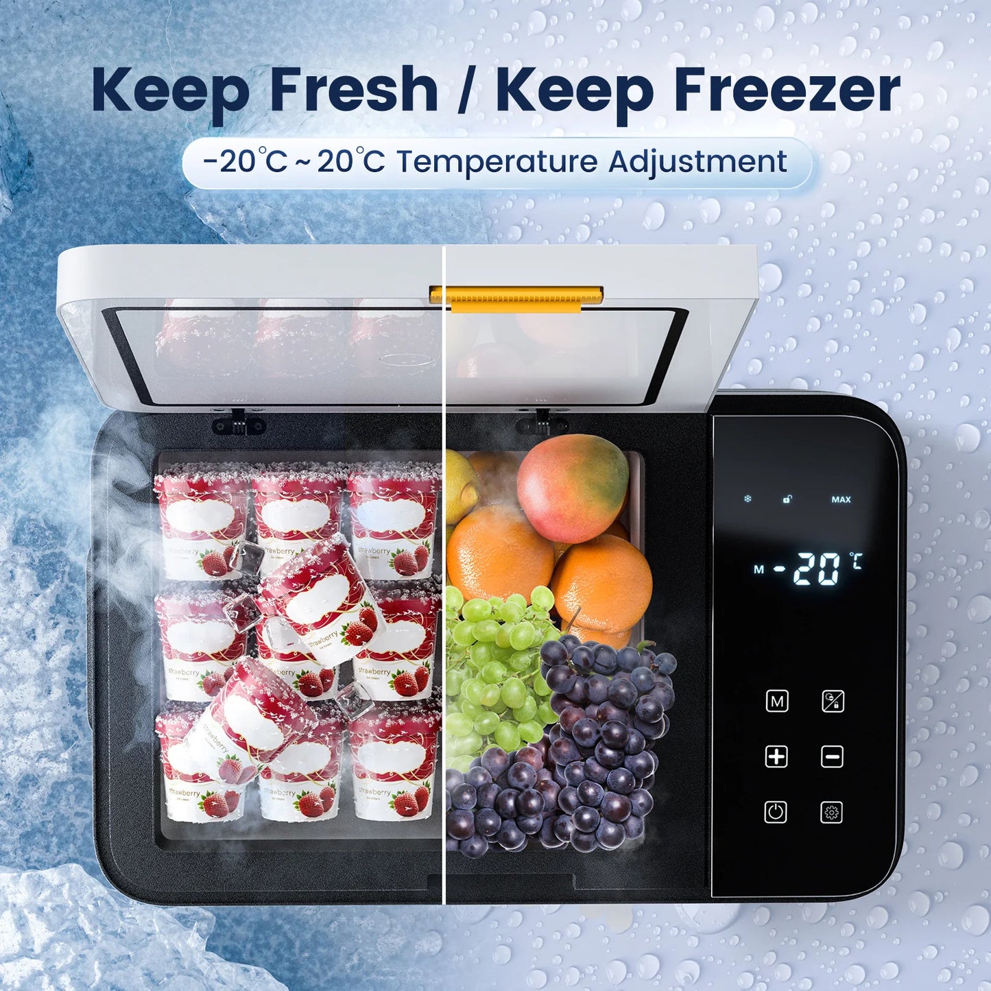 KROAK Car Refrigerator for Outdoor Travel