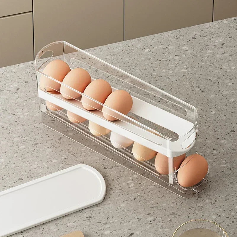Bilayer Fridge Egg Storage Box