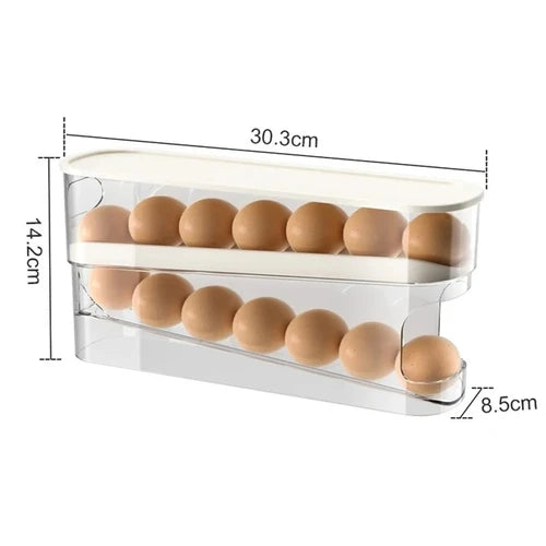 Bilayer Fridge Egg Storage Box
