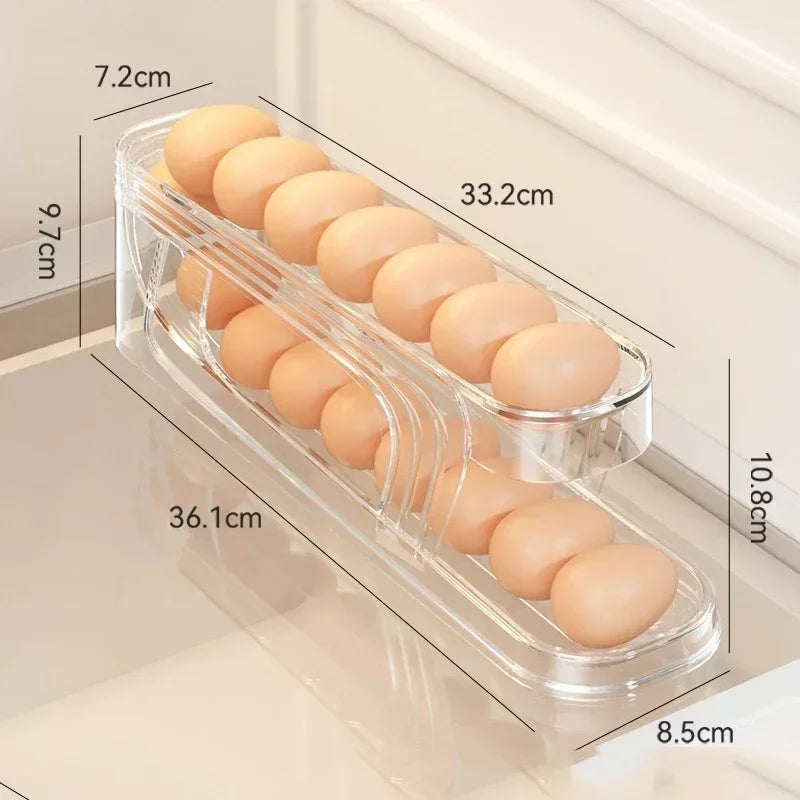 Bilayer Fridge Egg Storage Box