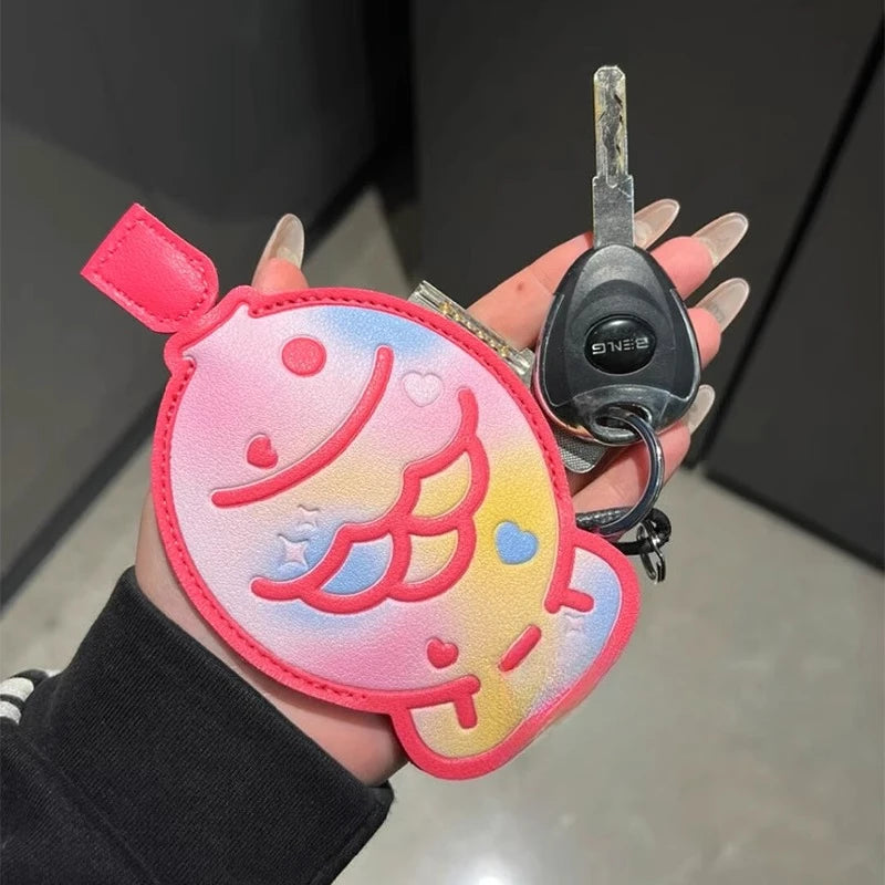 Leather Pull-out Key Bag
