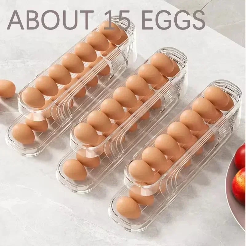 Bilayer Fridge Egg Storage Box
