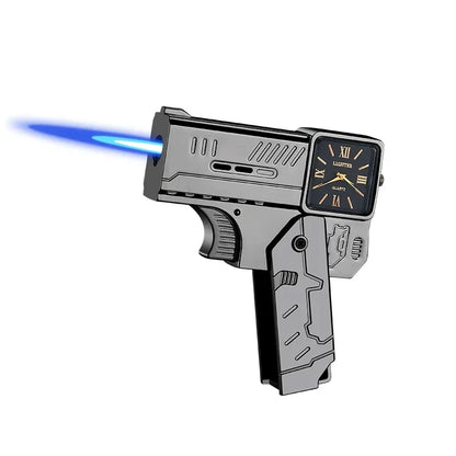 Cool Folding Watch Spray Gun Lighter