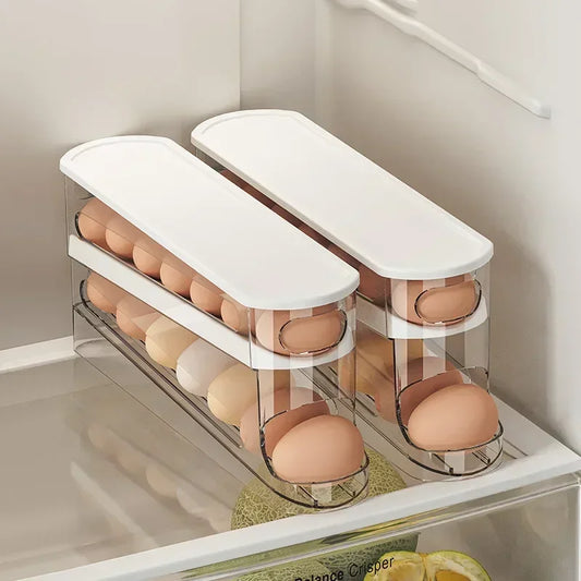 Bilayer Fridge Egg Storage Box