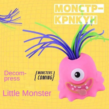 Hair Pulling Screaming Monster Toy